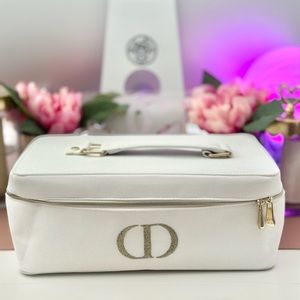 Dior Beauty Large Canvas Cosmetic Case Vanity
